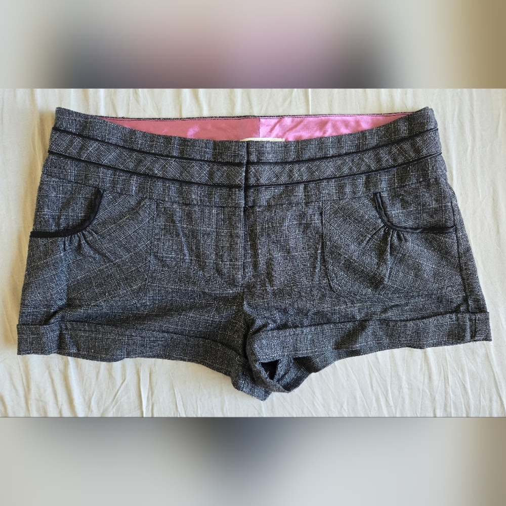 Charlotte Russe Pink Satin Lined Shorts